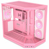Caixa de PC HYTE Y50 Strawberry Milk, rosa-claro, vidro temperado x 3