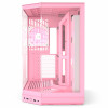 Caixa de PC HYTE Y50 Strawberry Milk, rosa-claro, vidro temperado x 3