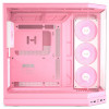 Caixa de PC HYTE Y50 Strawberry Milk, rosa-claro, vidro temperado x 3