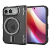 Capa Spigen Ultra Hybrid Pro MagFit para Apple iPhone Duo, Frost Black