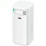 USAMS US-CD216 XMF Series Powerbank 18000 mAh, carregamento rápido PD 45W, com cabo USB-C, branco