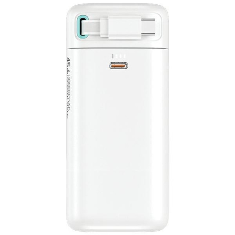 USAMS US-CD216 XMF Series Powerbank 18000 mAh, carregamento rápido PD 45W, com cabo USB-C, preto