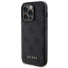Guess GUBPM5P14L4GEMGK Conjunto capa rígida + powerbank MagSafe 5000 mAh para Apple iPhone 14 Pro, 4G Metal Logo, preto