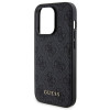 Conjunto Guess GUBPM5P14X4GEMGK capa rígida + powerbank MagSafe de 5000 mAh para Apple iPhone 14 Pro Max, 4G Metal Logo, preto