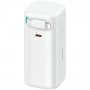 USAMS US-CD217 XMF Series Powerbank 18000 mAh, carregamento rápido PD 45W, com cabo Lightning, branco