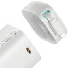 USAMS US-CD217 XMF Series Powerbank 18000 mAh, carregamento rápido PD 45W, com cabo Lightning, branco