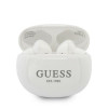 Auscultadores intra-auriculares sem fios Guess GUTWS1CWHTWS com estação de acoplamento, Bluetooth 5.0, branco