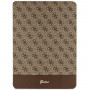 Capa Guess GUFCP12PS4SGW para Apple iPad Pro 12.9 (2020/2021/2022, 4.ª/5.ª/6.ª geração), 4G Stripe Allover, castanha