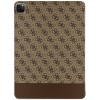 Capa Guess GUFCP12PS4SGW para Apple iPad Pro 12.9 (2020/2021/2022, 4.ª/5.ª/6.ª geração), 4G Stripe Allover, castanha