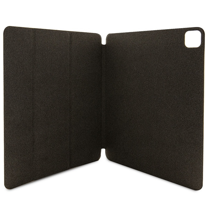 Capa Guess GUFCP12PS4SGW para Apple iPad Pro 12.9 (2020/2021/2022, 4.ª/5.ª/6.ª geração), 4G Stripe Allover, castanha