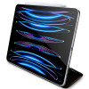 Capa Guess GUFCP12PS4SGW para Apple iPad Pro 12.9 (2020/2021/2022, 4.ª/5.ª/6.ª geração), 4G Stripe Allover, castanha