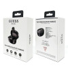 Guess GUTWST30BK Auscultadores TWS sem fios in-ear com estação de acoplamento, Bluetooth 5.0, preto