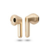 Auscultadores TWS in-ear sem fios Guess GUTWST82TRD com estação de acoplamento, Triangle Logo, Bluetooth 5.0, dourado