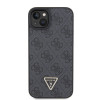 Guess GUHCP15MP4TDSCPK Capa rígida Apple iPhone 15 Plus / 14 Plus, Crossbody 4G Metal Logo, preta