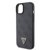 Guess GUHCP15MP4TDSCPK Capa rígida Apple iPhone 15 Plus / 14 Plus, Crossbody 4G Metal Logo, preta