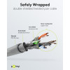 Cabo de rede CAT 6A S/FTP (PiMF) Goobay, 5 m, cinzento, conjunto de 10, condutor de cobre (CU), bainha sem halogéneos (LSZH)