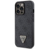 Guess GUHCP13LP4TDSCPK Capa rígida preta Guess Crossbody 4G Metal Logo para Apple iPhone 13/13 Pro