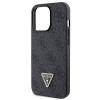 Guess GUHCP13LP4TDSCPK Capa rígida preta Guess Crossbody 4G Metal Logo para Apple iPhone 13/13 Pro