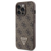 Guess GUHCP13LP4TDSCPW capa rígida castanha Apple iPhone 13/13 Pro, Crossbody 4G Metal Logo