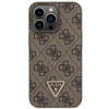 Guess GUHCP13LP4TDSCPW capa rígida castanha Apple iPhone 13/13 Pro, Crossbody 4G Metal Logo