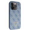 Guess GUHCP14XP4TDSCPB capa rígida azul para Apple iPhone 14 Pro Max, Crossbody 4G Metal Logo