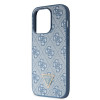 Guess GUHCP14XP4TDSCPB capa rígida azul para Apple iPhone 14 Pro Max, Crossbody 4G Metal Logo
