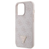 Guess GUHCP13LP4TDSCPP capa rígida rosa para Apple iPhone 13/13 Pro, Crossbody 4G Metal Logo