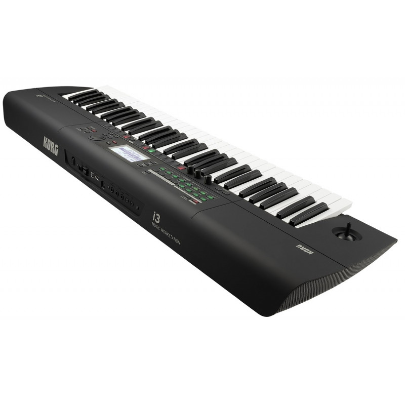 Teclado MIDI Korg i3, 61 teclas, USB, preto