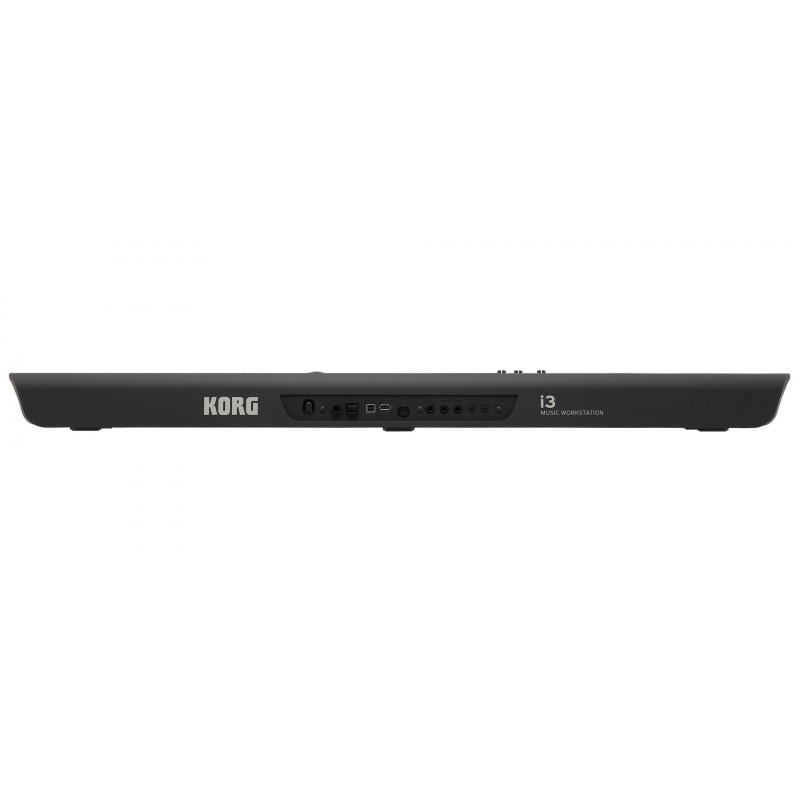 Teclado MIDI Korg i3, 61 teclas, USB, preto