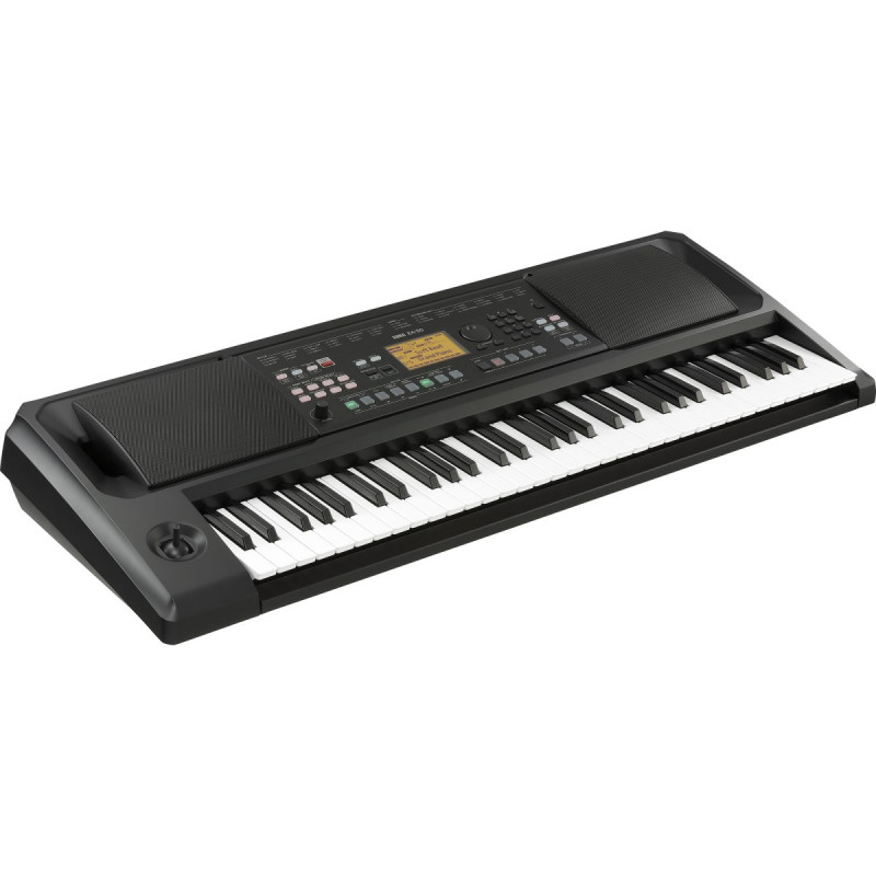 Teclado elétrico Korg EK-50, sintetizador digital, 61 teclas, preto