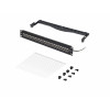 StarTech.com C6APANELSTP241UFT Painel de ligação passante 24 portas 1U, Cat6a blindado, RJ45, 19", preto