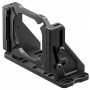 Suporte Wheelbase Mount v2 Simucube, inclinação de -24 a +20 graus, alumínio, preto