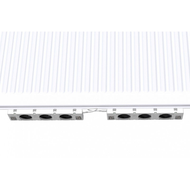 Conjunto Duplo de Ventilador SpeedComfort, Branco