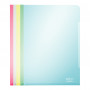Leitz Super Premium 41530099 protetores de folhas, A4, PVC, cores sortidas, 0,15 mm, abertura superior e lateral