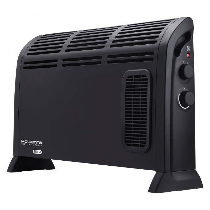 Rowenta Vectissimo Turbo CO3035F1 convector com ventilador, 2400 W, preto