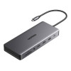 Estação de acoplamento USB-C para portátil Ugreen Revodok Pro 313 (15978), UGR1851, 100 W, cinzento