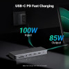 Estação de acoplamento USB-C para portátil Ugreen Revodok Pro 313 (15978), UGR1851, 100 W, cinzento