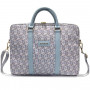 Mala para portátil Guess GCube Stripes GUCB15HGCFSEB, até 16", azul