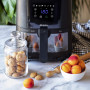 Fritadeira de ar Ariete 00C462600AR0, 6 l, revestimento antiaderente, sem BPA, temporizador digital, ecrã LCD