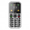 Telemóvel de teclas grandes Beafon SL280pro LTE 4G Silver Line, preto-branco