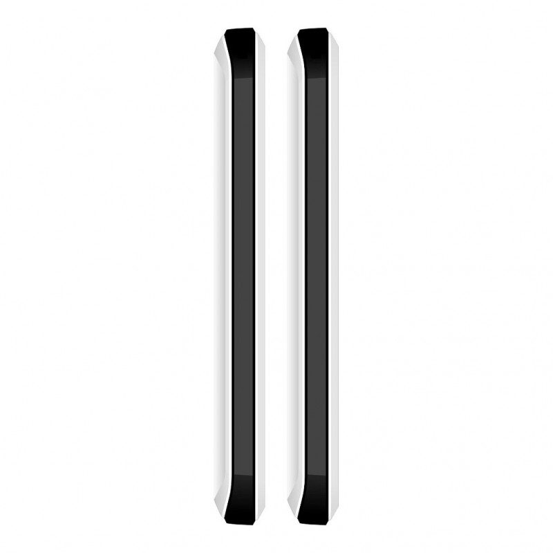 Telemóvel de teclas grandes Beafon SL280pro LTE 4G Silver Line, preto-branco
