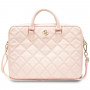 Mala para portátil Guess GUCB15ZPSQSSGP de 16 polegadas, Quilted 4G, rosa