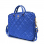 Guess GUCB15ZPSQSSGB Mala para portátil de 16 polegadas, Quilted 4G, azul