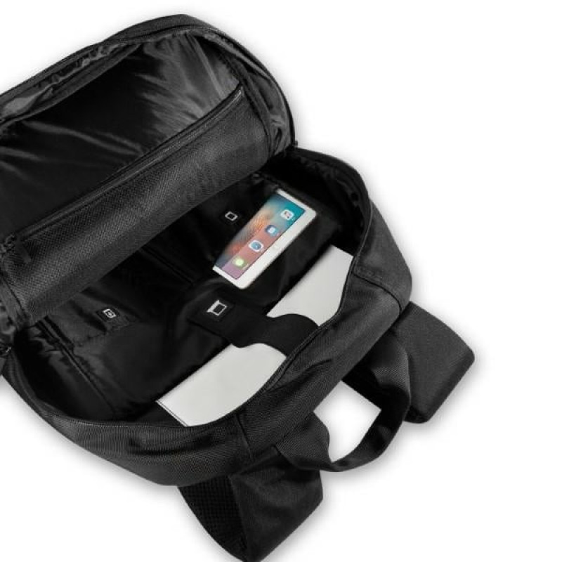 Mochila BMW BMBP15SPCTFK 16 polegadas, Carbon&Leather Tricolor, preta