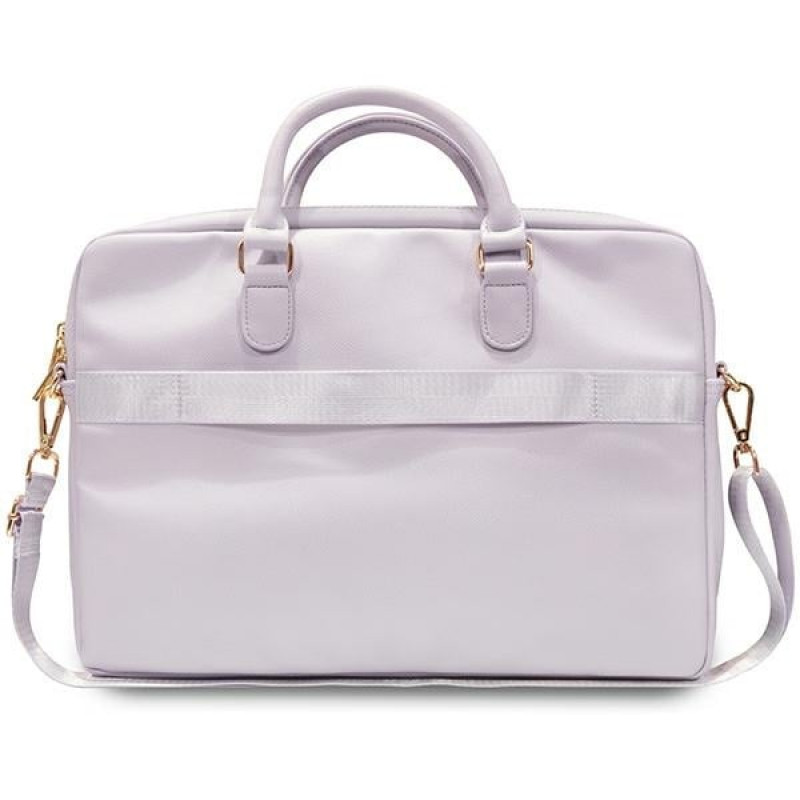 Mala para portátil Guess GUCB15ZPGSTEGU de 16 polegadas, Triangle 4G, roxa