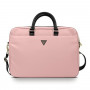 Mala para portátil Guess GUCB15NTMLLP até 16", Nylon Triangle Logo, rosa