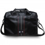 BMW BMCB15COMSCAKR Mala para portátil 15", Carbon Red Stripes, preta