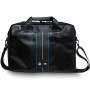 Mala para portátil BMW BMCB15COMSCAKL 15", Carbon Blue Stripes, preta