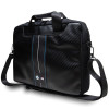 Mala para portátil BMW BMCB15COMSCAKL 15", Carbon Blue Stripes, preta