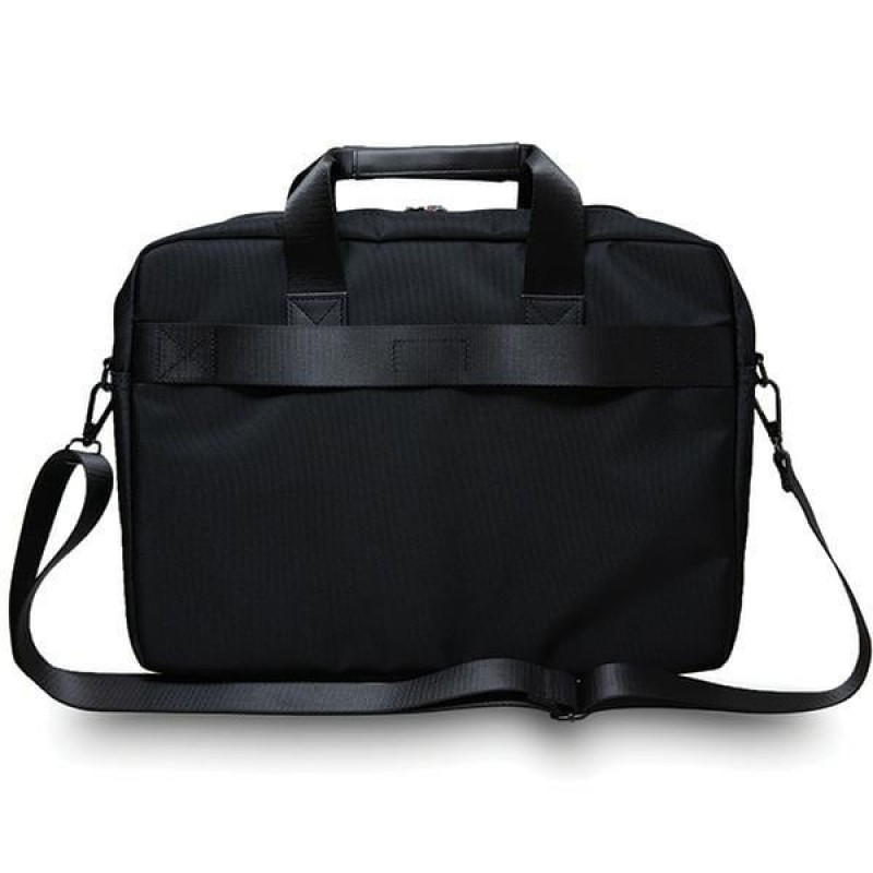 Mala para portátil BMW BMCB15COMSCAKL 15", Carbon Blue Stripes, preta